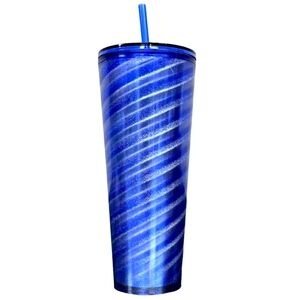 🆕️Starbucks 2023 Holiday Blue & Silver Swirl Peppermint Venti Tumbler Cup 24oz